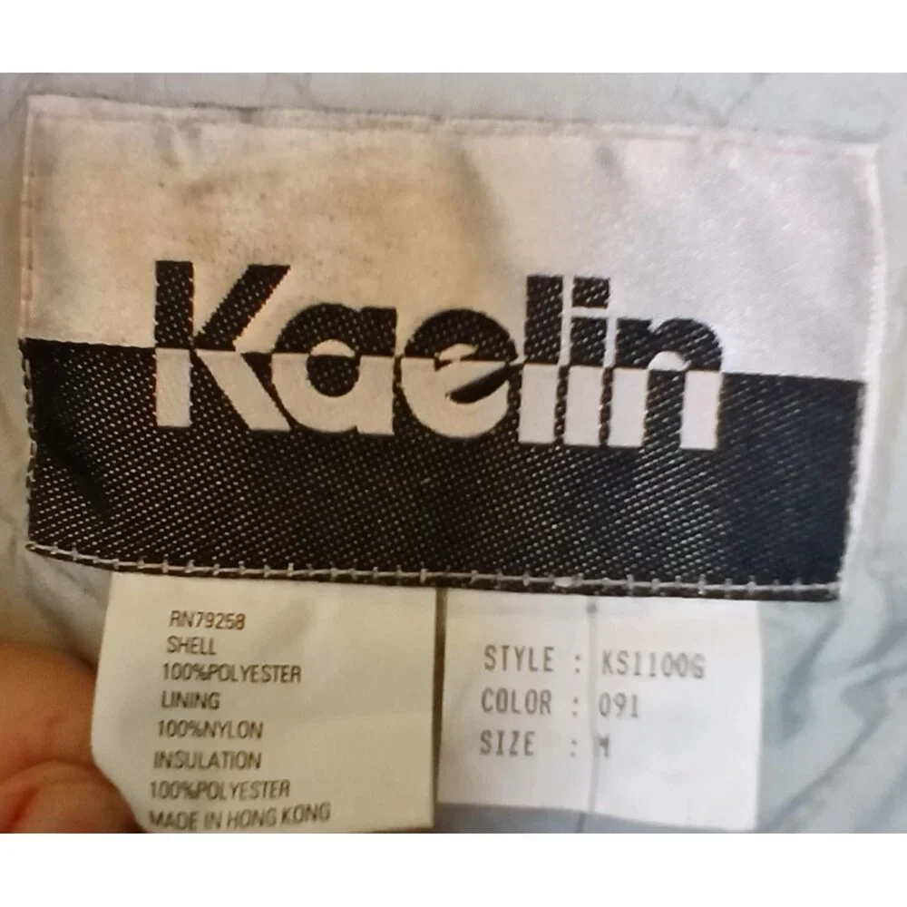 Kaelin Green Entrant GII FullBody Ski Suit Mens Medium Insulated  VTG 80s NOS